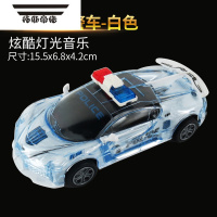 拓斯帝诺儿童惯性车耐摔小汽车宝宝警车模型灯光音乐玩具车1-3岁男孩玩具