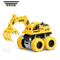 拓斯帝诺惯性夹物车挖掘机攀爬越野翻滚工程车滑行模型儿童玩具六一礼物