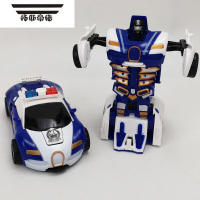 拓斯帝诺变形车机器人玩具儿童男孩变形撞击汽车惯性玩具警车儿童礼物玩具
