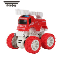 拓斯帝诺儿童玩具耐摔小汽车5男孩3岁卡车拉力四驱惯性越野特技消防车