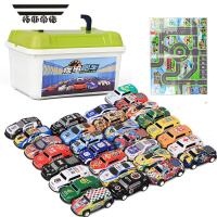 拓斯帝诺儿童合金小汽车玩具车男孩惯性仿真赛车模型礼盒套装男童生日礼物