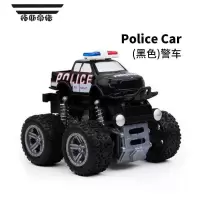 拓斯帝诺警车模型惯性四驱越野车儿童男孩耐摔玩具2-3-4-6岁宝宝小汽车