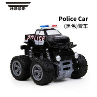 拓斯帝诺车玩具 宝宝巴士警车汽车模型玩具车惯性四驱越野车耐摔旋转