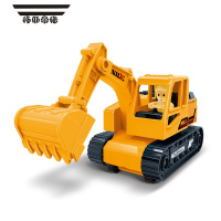 拓斯帝诺惯性工程车救援车挖掘机摇晃消防车模型六一儿童节玩具生日礼物