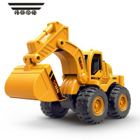 拓斯帝诺惯性挖掘机推土机铲车工程车耐摔仿真模型宝宝儿童玩具小汽车男孩