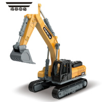 拓斯帝诺挖机玩具车铝合金钢力惯性工程车铲车挖掘机男孩工程系列模型滑行