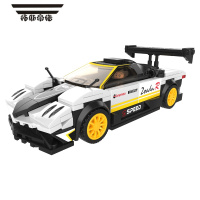 拓斯帝诺佳奇积木车儿童益智拼装回力跑车模型男孩生日礼物汽车