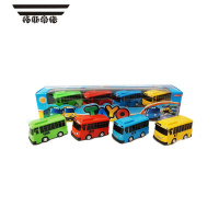 拓斯帝诺韩国泰路TAYO巴士 儿童卡通玩具汽车停车场 回力太友公交弹射模型