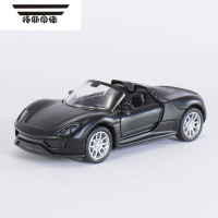 拓斯帝诺合金保时捷车模儿童敞篷小汽车回力玩具车宝宝双开门跑车礼物
