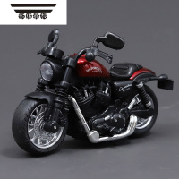 拓斯帝诺仿真驾驶员铁骑摩托车回力合金车模灯光音效赛车3岁男孩儿童玩具