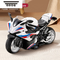 拓斯帝诺儿童摩托车玩具男孩赛车仿真合金模型回力小汽车2岁宝宝生日礼物3