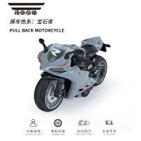 拓斯帝诺仿真杜卡迪摩托车回力合金模型灯光声效赛车男孩儿童玩具摆件礼物