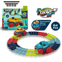 拓斯帝诺男孩酷炫拼装反重力磁力轨道车惯性回力悬浮不脱轨儿童赛道玩具车