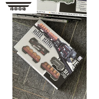 拓斯帝诺太有趣了!可玩性太高了!男女电动益智仿真小火车轨道玩具模型 车头+3油桶厢