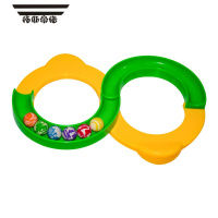 拓斯帝诺88轨道球抖音用品幼儿园儿童小孩智力玩具感统训练器材专注力训练 黄+绿轨道(送6个球)1个装 加厚ABS耐摔材料