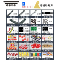 拓斯帝诺儿童道路玩具胶带早教diy公路马路交通火车铁路轨道贴纸汽车路线 自选5款(款式请留言备注)