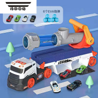 拓斯帝诺变形弹射导弹大卡车汽车轨道车儿童玩具车大全小男孩跑车男生 弹射运输车[送12合金车+6软弹球]