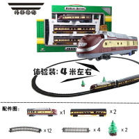 拓斯帝诺电动小火车玩具 9.4米轨道仿真火车模型动车高铁轨道套装包 体验现代装[总长4米轨道] 充电配置[充电电池+充电