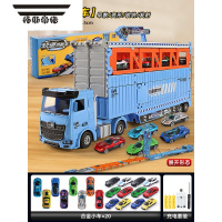 拓斯帝诺儿童汽车玩具男孩3-6岁轨道车男童宝宝女孩益智力动脑5-7生日礼物 [充电版]双赛道卡车-送20车