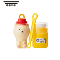 拓斯帝诺台湾不洒泡泡水瓶儿童宝宝植物纤维卡通熊吹泡泡玩具补充装