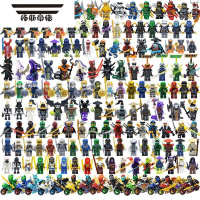 拓斯帝诺幻影忍者人仔炫酷摩托车拼装男孩子积木玩具礼物