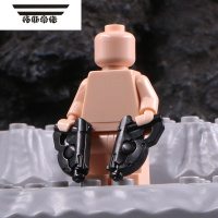 拓斯帝诺兼容第三方积木魔兽人仔武器剑霜之哀伤狮心盾三叉戟弓箭玩具