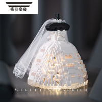 拓斯帝诺浪漫求婚宇航员婚纱积木成年人高难度拼装男女孩系列情侣新婚礼物