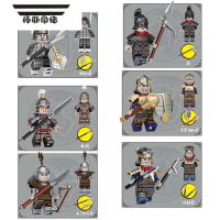 拓斯帝诺2023新品迪库三国小侠人仔典伟袁绍魏延夏候渊陆逊6-8-10中国积木