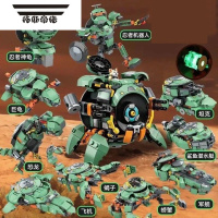 拓斯帝诺兼容仓鼠破坏球机甲守望先锋益智拼装积木玩具模型男孩子礼物