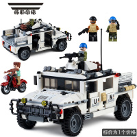 拓斯帝诺装甲坦克战车战斗飞机模型儿童男孩子汽车军事拼装中国积木玩具