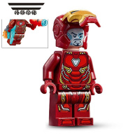 拓斯帝诺中国钢铁侠人仔1MK50英雄复仇者联盟4积木儿童益智男拼装玩具