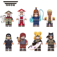 拓斯帝诺进击的巨人咒术中国积木原创动漫卡通拼插积木儿童玩具电锯人人仔