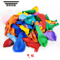 拓斯帝诺气球儿童卡通加厚防爆汽球多款圆形生日派对装饰结婚发光波波球 卡通混图100只 10寸