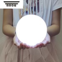 拓斯帝诺舞台演出道具灯舞蹈手拿合唱手捧发光圆球灯节日表演创意LED装饰 白光 加松紧12cm圆球灯