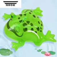 拓斯帝诺网红充气青蛙气球玩具儿童夜市摆摊器发光弹跳卖崽小青蛙 发光游泳青蛙5个装(送打气筒+弹力绳)