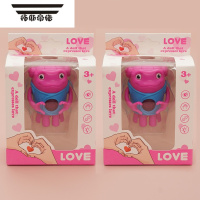 拓斯帝诺比心外星人疯狂外星人玩具发光爱心公仔搞怪生日表白情侣礼物摆件 双人款-疯狂比心外星人盒装