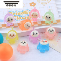 拓斯帝诺夜光可爱蛋仔派对小摆件 diy手工制作六一儿童节礼品卡通发光玩具 夜光可爱仔仔50个