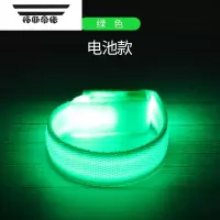 拓斯帝诺发光手环定制演唱会应援酒吧气氛道具闪光夜跑灯荧光棒夜光手腕带 绿色 (电池款)