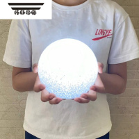 拓斯帝诺舞台演出手捧发光圆球灯舞蹈合唱手拿灯道具灯单个节目表演创意 白壳白光 10㎝圆球灯(没有松紧)