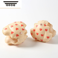 拓斯帝诺丹麦ks宝宝儿童游泳臂圈加厚幼儿那女童初学者手臂游泳圈水袖充气