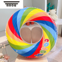 拓斯帝诺儿童游泳圈网红水上充气玩具小孩男女彩虹风车腋下圈宝宝3-12岁