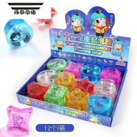 拓斯帝诺儿童安全不粘手十二星座套装水晶彩泥气泡胶玩具 十二星座大号12个装+颜色随机