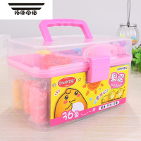 拓斯帝诺儿童橡皮泥12色24色彩泥套装DIY益智粘土学生手工制作安全 36色 粉盒装