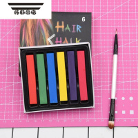 拓斯帝诺色粉粘土专用超轻黏土颜料绘画色粉盘手办上色粉陶泥软陶染色彩泥 6色色粉+上色刷 50g