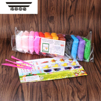 拓斯帝诺超轻粘土36色橡皮泥12色24色女孩玩具儿童手工diy太空泥套装 12色超轻粘土[]