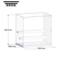 拓斯帝诺泡泡玛特高清亚克力大容量盲盒收纳展示架模型透明防尘玩偶手办盒