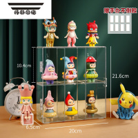 拓斯帝诺盲盒收纳展示架子泡泡玛特摆柜透明防尘手办亚克力展示盒