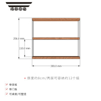 拓斯帝诺泡泡玛特可挂墙盲盒收纳架多层Molly娃娃手办透明模型展示柜