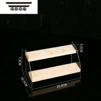 拓斯帝诺亚克力手办架桌面泡泡玛特阶梯架娃娃收纳摆件手镯耳环饰品展示架