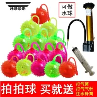 拓斯帝诺儿童广场充气拍拍球 弹力球 手拍球 透明皮球昆虫气球 配送打气筒